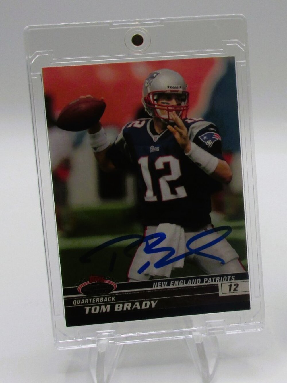 Tom Brady Signed Card With COA (1002231) (Patriots)